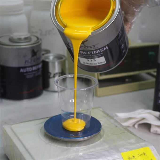 Acrylic Resin Automotive Base Coat Paint 1K Super White Car Paint