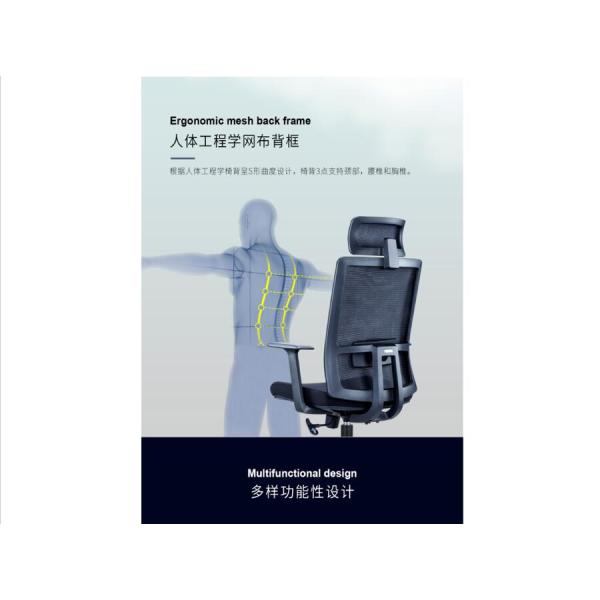 Changeable Mesh Fabric Boss Computer Executive Office Chair for Furniture Manufacture