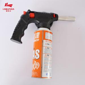 China Metal Portable Camping 22cm Butane Gas Torch Lighter on sale
