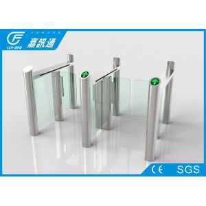 Access Control Speed Gate Turnstile Half Waist For Airport / Train Station