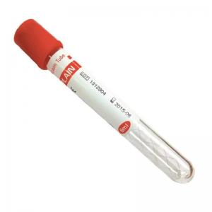 Quality Adults Use Plain Red Single Use Vacuum Blood Collection Tube Custom Size wholesale