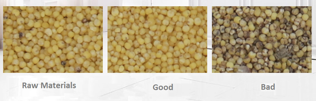 4 Chutes Multifunctional RGB CCD Grain Corn Color Sorter High Performance