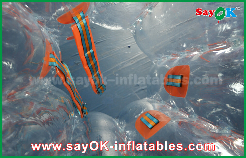 Wrecking Ball Inflatable Game Adult 1.5m DIA Inflatable Zorb Ball , Transparent Human Bubble Soccer TPU / PVC