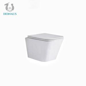 Quality Wall Hung Toilet Using For Concealed Cistern  Ceramic Hung Bathroom Bowl With Seat Cover wholesale