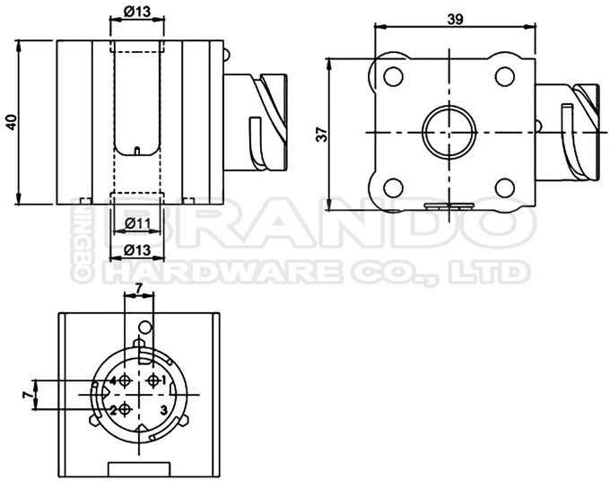 Truck Solenoid Armature Plunger Tube For Wabco 4420012221 4420034221