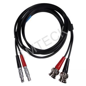 Quality Flaw Detector RG174 LEMO 00 To BNC Dual UT Cable wholesale