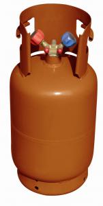 China Refrigerant recovery tank for refrigerant recovery machine (refrigerant tank, 30lb cylinder) on sale