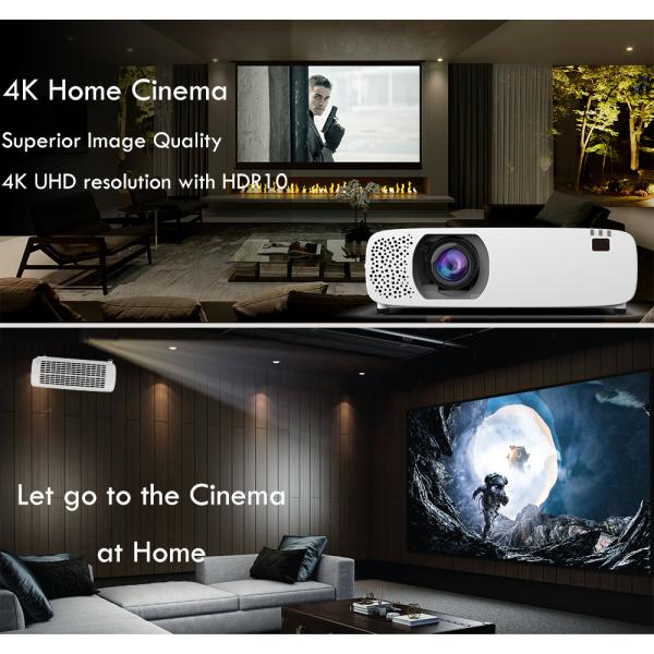 Ultra HD 5200 Lumen Laser Movie Projector High Brightness Home Theater