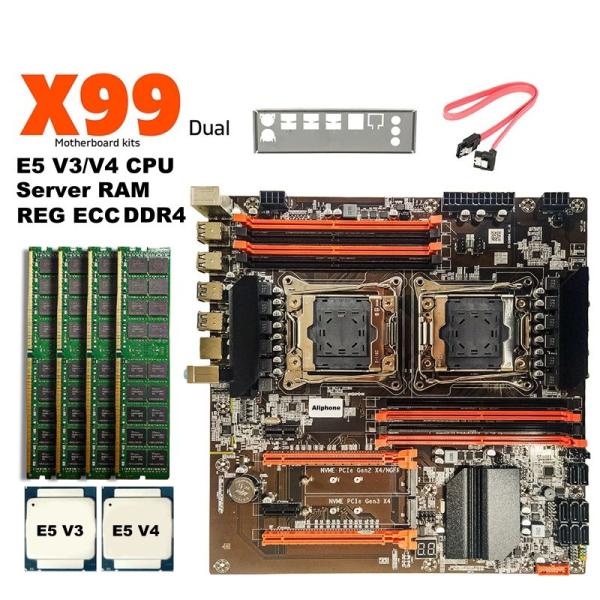 Customized motherboard X99 mainboard daul channel main board DDR4 ram with E5 cpu motherboard X99 chipset