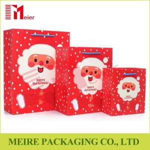 Buy cheap Xmas Santa Claus printing gift bag festival christmas paper bag printed with from wholesalers