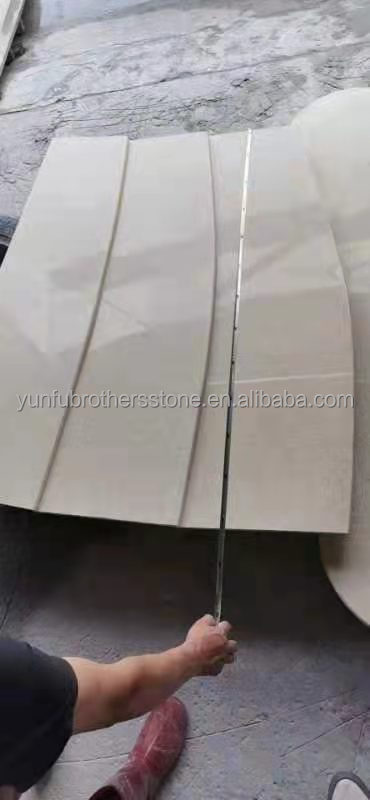 Foshan Custom Modern Honed Marble Big Slab Cut-to-Size Stairs for Home Interior Design