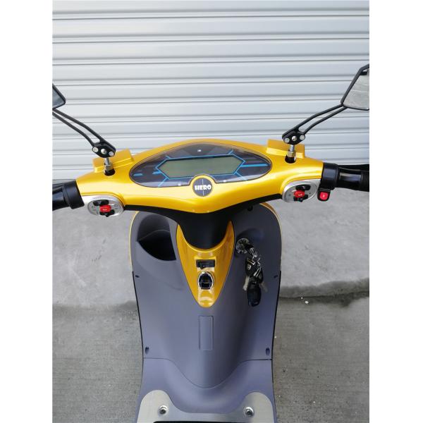 High Speed 72V 1200W Electric Motor Bike Cool Chopper Design with 3.5-10 Tubeless Tires