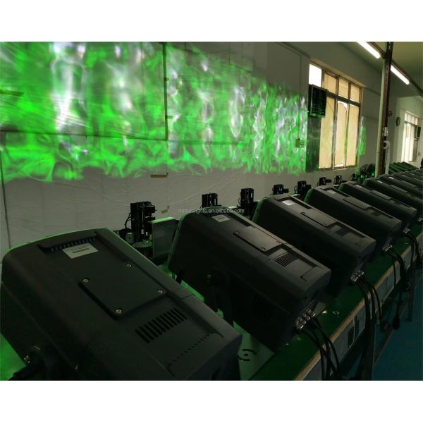 Nebula 200W LED Zoom Outdoor Water Ripple Ocean Wave Flow Floating Lighting DMX Gobo Projector