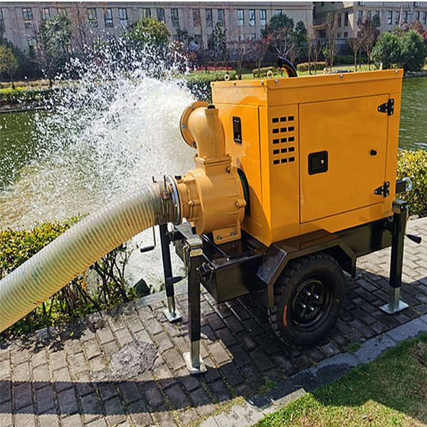 Flood Project Diesel Powered Water Pumps High Quality Self-Priming Centrifugal Pump