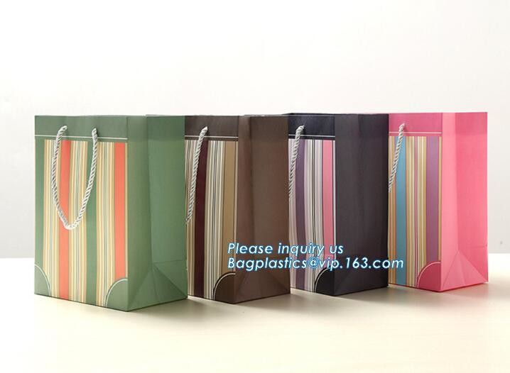 Fancy Customized High Quality and Black Printed Luxury Paper Shopping Gift Bag,luxury paper shopping bag with handles