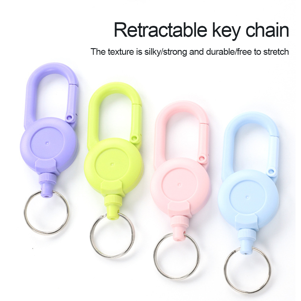 Deyi Badge Reel Retractable ID Tactical ID Key Ring Outdoor Assorted Colors