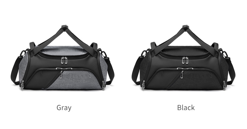 Water Resisting Travel Duffle Bag Solid Color 52*22*24cm Size