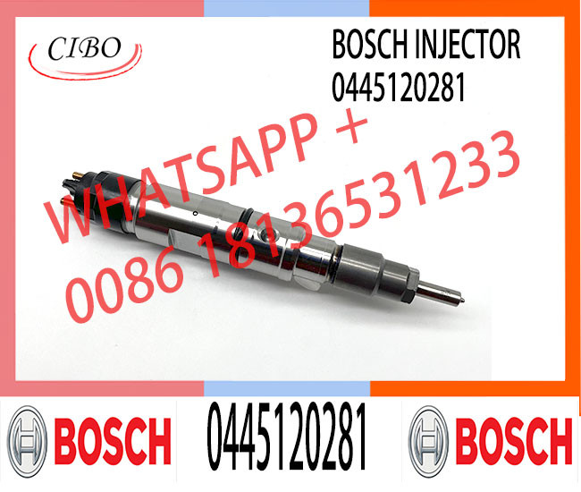 high quality hot selling aly hine Diesel Common Rail Injector 0445120281 Nozzle DLLA145P2158 Valve FOORJ02410