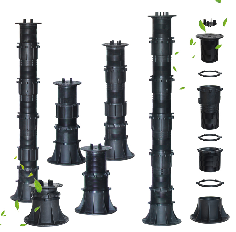 15mm Slope Corrector Thickness Plastic Pedestal Bases for 10mm Size Green Arrangements