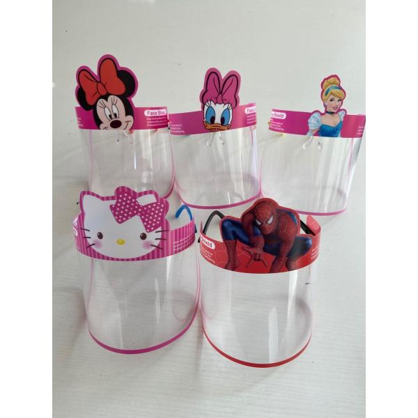 Kids Reusable Clear Plastic Face Shield Splash Proof 3 Years Life