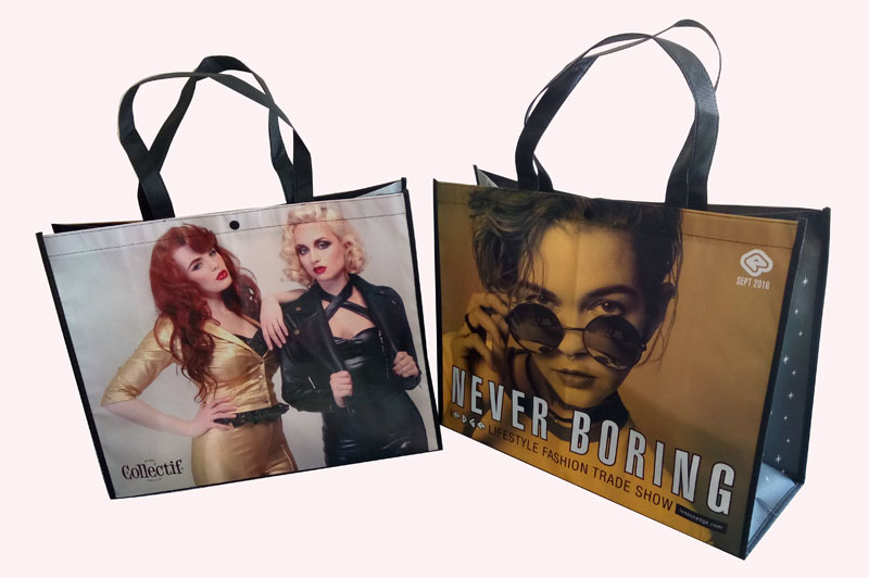 Luxury Design Waterproof Non Woven Carry Bags Durable For Lady Fashion