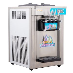 Automatic Clean With LCD Panel Commercial Soft Ice Cream Machine
