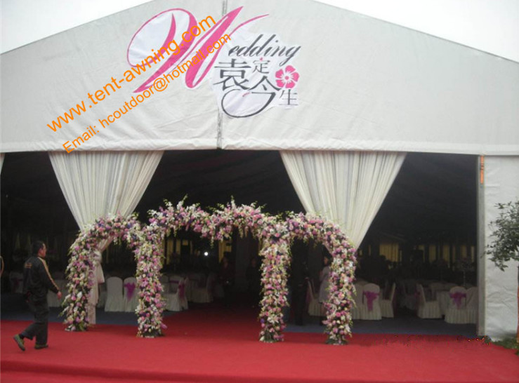 Mobile Temporary Rental Wedding Canopy Aluminum Fireproof Marquees Guangzhou Factory