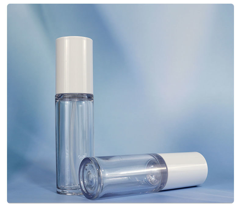 Large Capacity PETG Skincare for Essence Cream Dispenser Bottle Set Replacement Pump Empty Refillable Jar for Skin Care