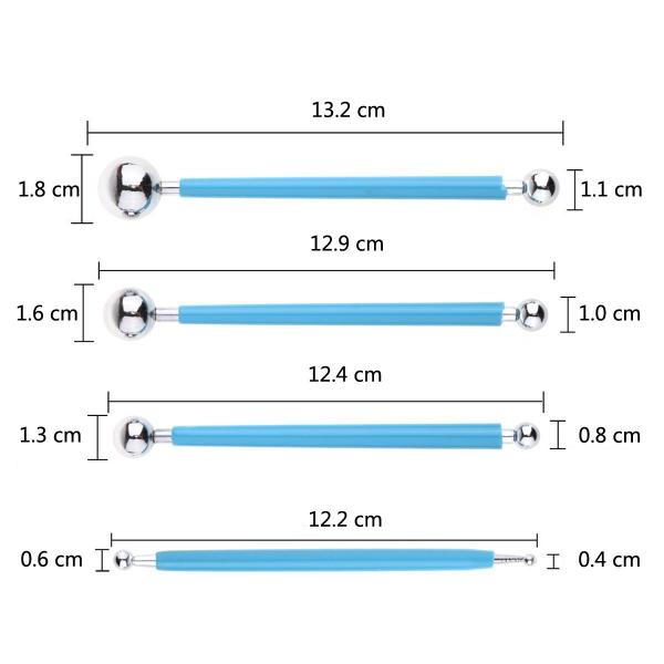 Stable Clay Dotting Tool Ball Stylus For Rock Painting Pottery Clay Modeling Embossing Art
