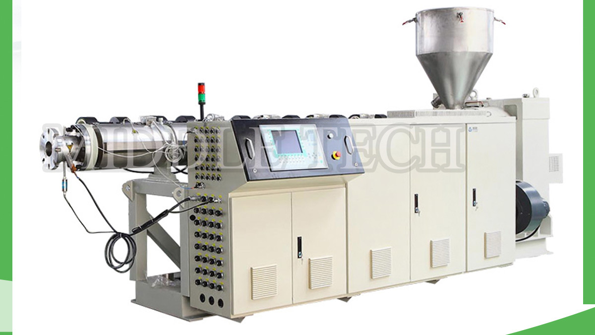 Quality High Output Plastic Extrusion Machine , PE / HDPE Dough Extruder Machine wholesale