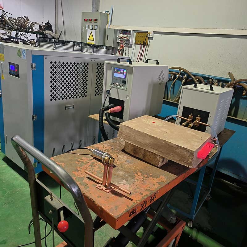Water Cooled Continuous 24 Hour Work Induction Heat Treatment Melting Furnace