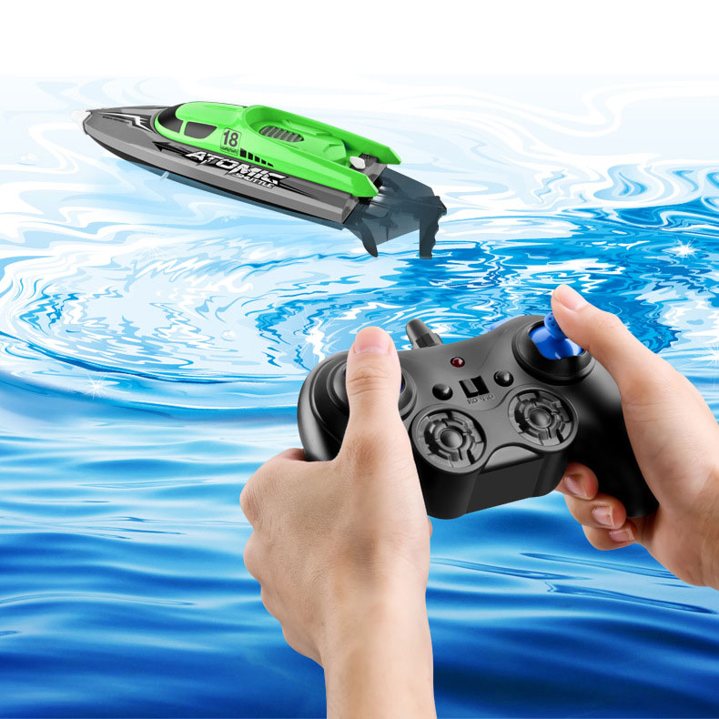 Electric Remote Control Boat in 1 18 Scale with Circulating Water Cooling and Alarm