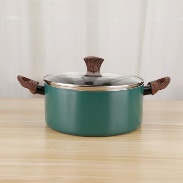 Aluminum Non Stick 3pcs Cookware Set Soup Cooking Pot Single Handle Milk Pot