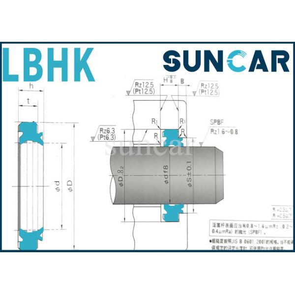 LBHK Type Dust Seal For Hydraulic Cylinder