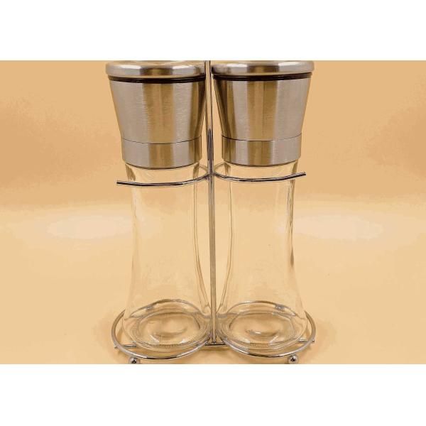 FDA 210mm 2 in 1 SUS304 Stainless Steel Spice Rack