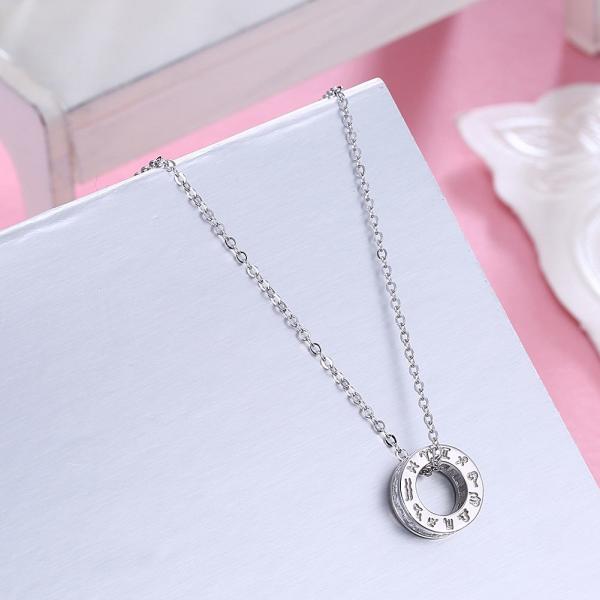 Sterling Silver 925 Diamond Small Pretty Waist Necklace Fashion Temperament Chain