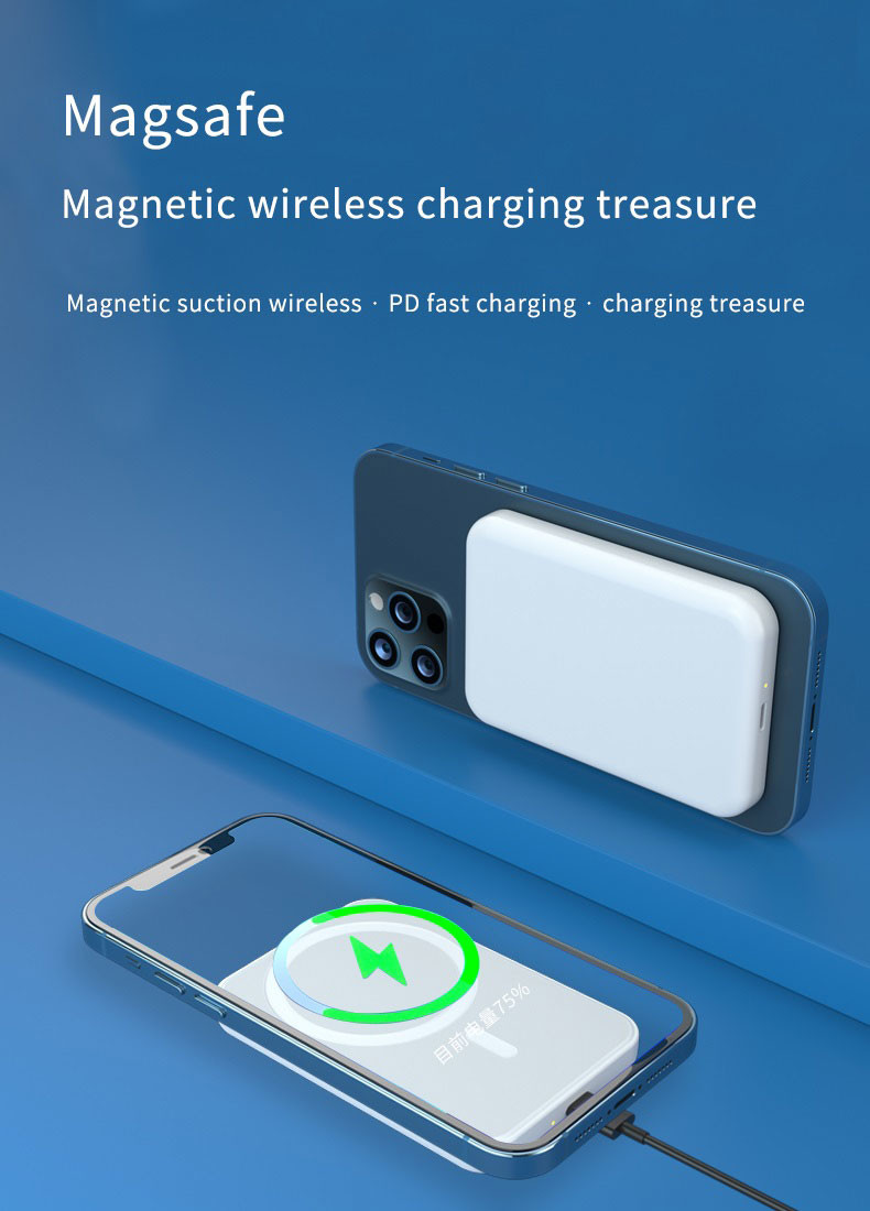 5000mAh Magnetic Wireless Charger