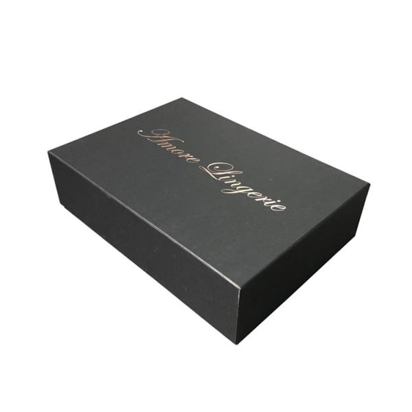 Custom Logo Printing Top And Bottom Small Satin Packaging Box Paper Satin Lined Gift Boxes For Lingerie