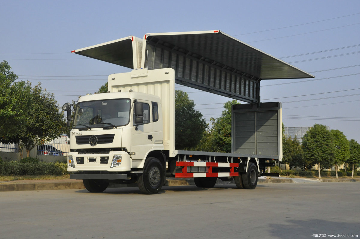 Dongfeng 4x2 Wingspan Light Lorry Duty Fence Cargo Truck with 180hp Engine 10t Payload