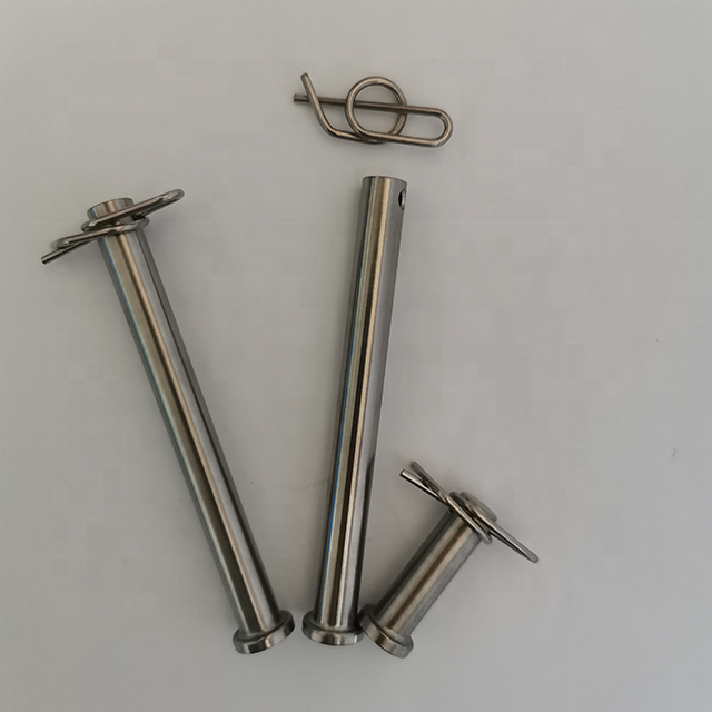 Industrial Grade Titanium Jacobs Ladder Pin Kit with Clips Natural Finish DIN Standard Gr5 3/8 x3.71 and 1/2x1.3