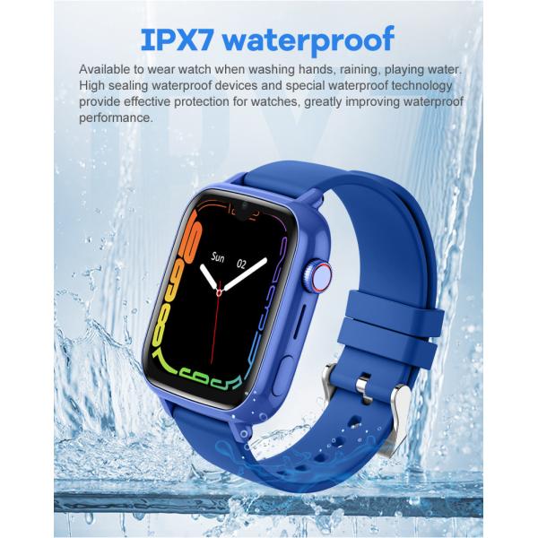 D41 4G Childrens Tracker Watch SOS GPS LBS Waterproof For Teens OEM