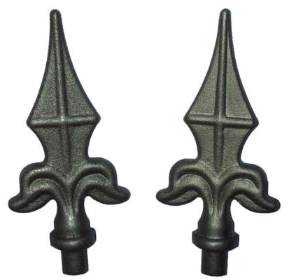 Ornamental Cast Iron Spears Ornamental Iron Parts Wrought Iron Spear Head