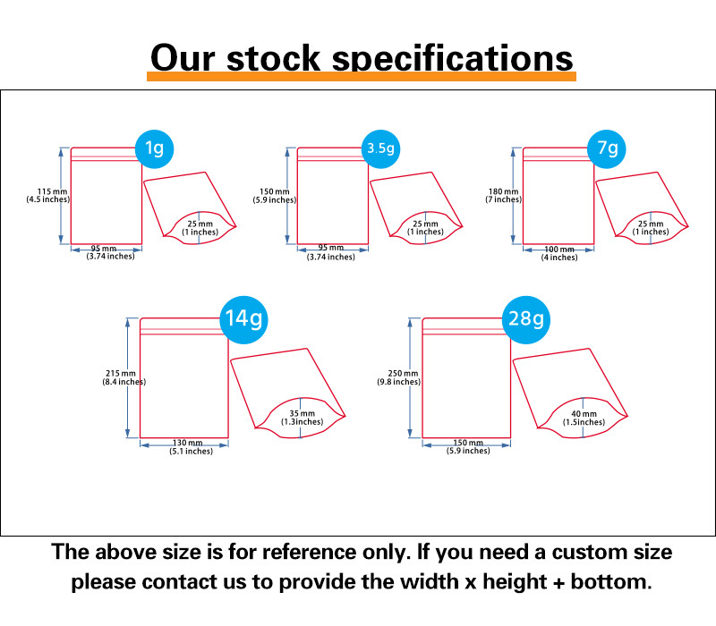 Mylar Stand Up Bag Foil Ziplock Vacuum Sealing Safety Packaging Bag Polyester Secure