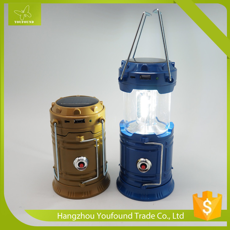 WS-5807T WESTERN 4 Hours Telescipic LED Solar Charge COB Light WIth Led Handle Crank