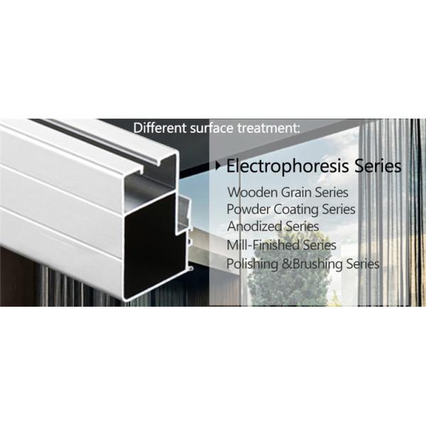 Modern Design Anodized Aluminum Window & Door Extruded Profiles