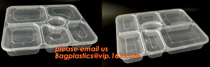 Disposable Plastic food delivery box Printing Sushi Tray For Food Packaging,HIPS Material Disposable Black Plastic Food