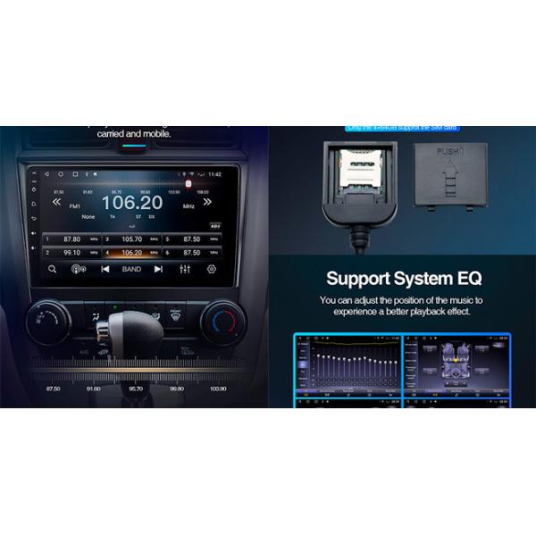 OEM Car Android System 9 Inch 1280x720 BT GPS Car Radio Android Auto Carplay