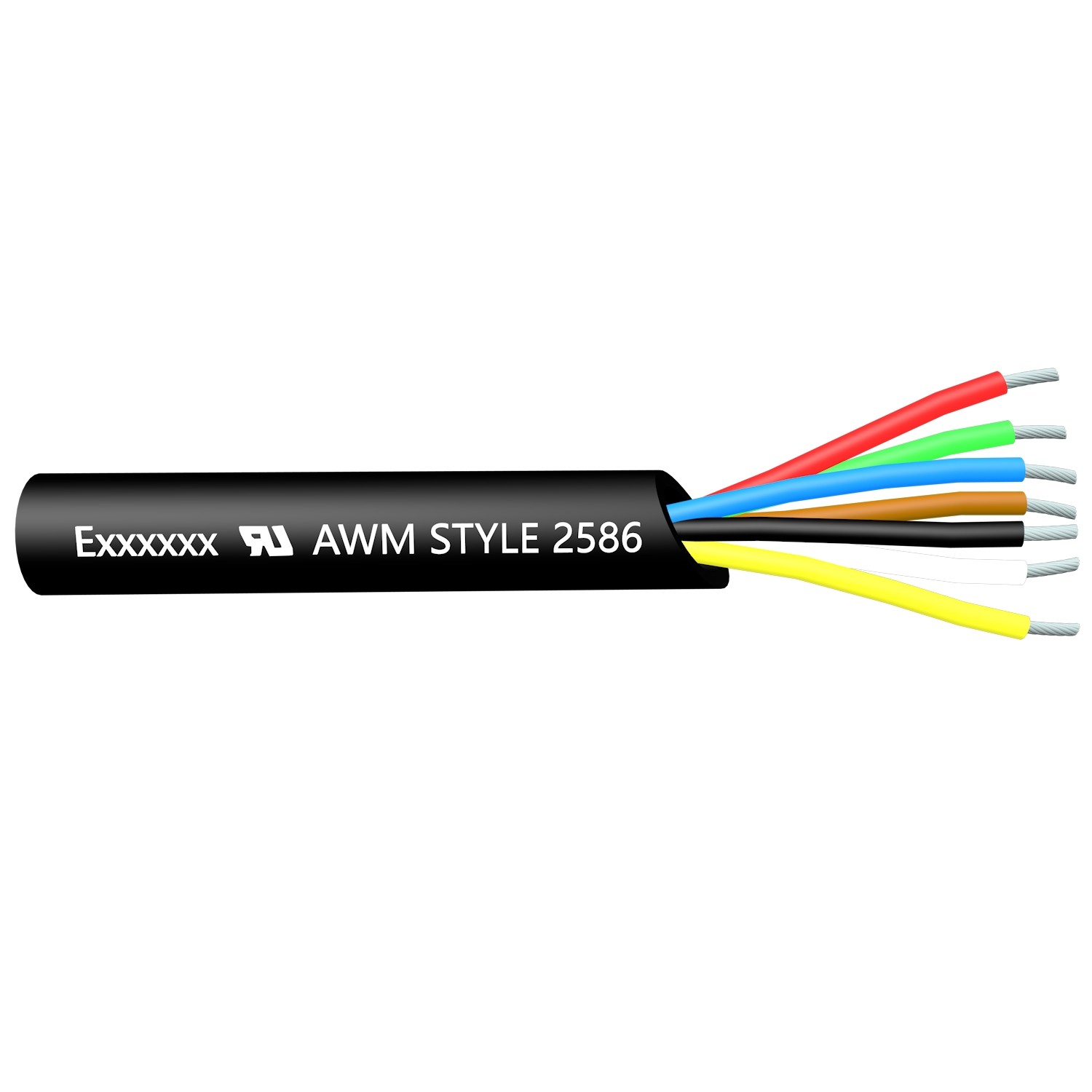 Gray Internal Wiring Multi Conductor Cable 10 AWG ETFE Jacket With 24 Conductors