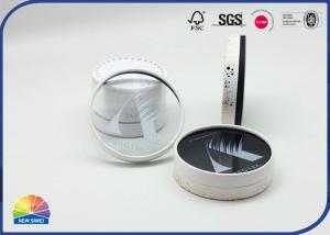 China Resuable 4C Printed Customized Paper Gift Packaging Tube For False Eyelashes on sale