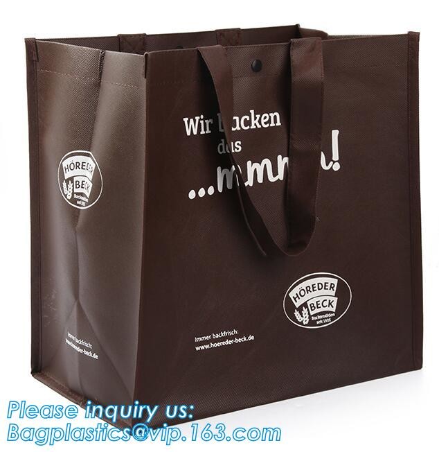 China pp woven bag supplier printed pp laminated non woven bag heat seal non woven bag, factory manufacture reusable non